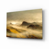 Mountain View Glass Wall Art.